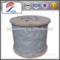 Electro-galvanized aircraft wire rope 5mm in steel core